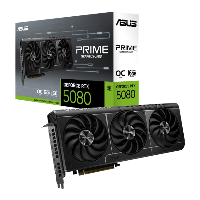 ASUS Prime RTX5080 16Gb EVO NVIDIA GeForce RTX 5080 16 GB GDDR7